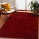 Tapis en laine OMEGA DUKE Mélange rouge / noir