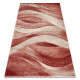 Carpet FUSION 1617 beige / terracotta - Waves, modern, abstract