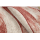 Carpet FUSION 1617 beige / terracotta - Waves, modern, abstract