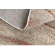 Carpet FUSION 1617 cream / terracotta - Waves, modern, abstract