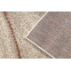 Carpet FUSION 1617 cream / terracotta - Waves, modern, abstract