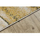 Carpet FUSION 1617 yellow / cream - Waves, modern, abstract