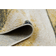 Carpet FUSION 1617 yellow / cream - Waves, modern, abstract