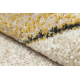 Tapis FUSION 1617 jaune / crème - Vagues, moderne, abstrait