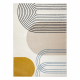 Carpet FUSION 7157 white / gold - Geometric, modern, abstract