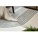 Carpet FUSION 7157 white / gold - Geometric, modern, abstract