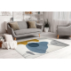 Tapis FUSION 7158 blanc / jaune / bleu - Géométrique, moderne, abstrait