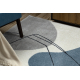 Tapis FUSION 7158 blanc / jaune / bleu - Géométrique, moderne, abstrait