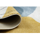 Carpet FUSION 7158 white / yellow / blue - Geometric, modern, abstract