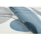 Tapis FUSION 7158 blanc / jaune / bleu - Géométrique, moderne, abstrait