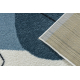 Tapis FUSION 7158 blanc / jaune / bleu - Géométrique, moderne, abstrait