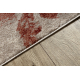 Carpet FUSION 8259 cream / claret - Flowers, modern, abstract