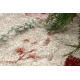 Carpet FUSION 8259 cream / claret - Flowers, modern, abstract