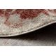 Tapis FUSION 8259 crème / bordeaux - Fleurs, moderne, abstrait