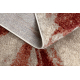 Carpet FUSION 8259 cream / claret - Flowers, modern, abstract