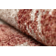 Carpet FUSION 8259 cream / claret - Flowers, modern, abstract