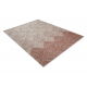 Carpet FUSION 9775 cream / terracotta - Geometric, modern, abstract