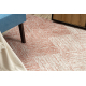 Alfombra FUSION 9775 crema / terracota - Geométrica, moderna, abstracta