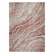 Tapis FUSION 9776 beige / terre cuite - Abstraction, moderne, abstrait
