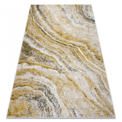 Alfombra FUSION 9776 crema / blanco / amarillo - Abstracción, moderna, abstracta