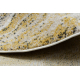 Kilimas FUSION 9776 tamsus kremasta / balta / geltona - Abstrakcija, modernus, abstraktus