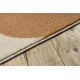 Tapis FUSION 5706 crème / terre cuite Shape - Géométrique, moderne, abstrait, irrégulier