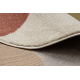 Tapis FUSION 5706 crème / terre cuite Shape - Géométrique, moderne, abstrait, irrégulier