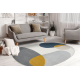 Carpet FUSION 5706 white / light grey / gold Shape - Geometric, modern, abstract, irregular