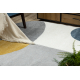 Carpet FUSION 5706 white / light grey / gold Shape - Geometric, modern, abstract, irregular