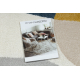 Carpet FUSION 5706 white / light grey / gold Shape - Geometric, modern, abstract, irregular