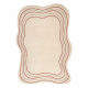 Carpet FUSION 5707 cream / terracotta Shape - Abstraction, modern, abstract, irregular