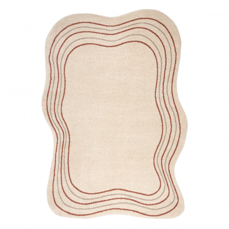 Tapijt FUSION 5707 crème / terracotta Shape - Abstractie, modern, abstract, onregelmatig