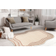 Tepih FUSION 5707 krem / terakota Shape ​​- Apstrakcija, moderan, apstraktan, neregularan