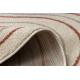 Tepih FUSION 5707 krem / terakota Shape ​​- Apstrakcija, moderan, apstraktan, neregularan