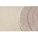 Tepih FUSION 5707 krem / terakota Shape ​​- Apstrakcija, moderan, apstraktan, neregularan