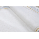Tapis FUSION 5707 blanc / vert foncé Shape - Abstraction, moderne, abstrait, irrégulier