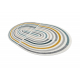 Tapis FUSION 5711 blanc / vert foncé Shape - Géométrique, moderne, abstrait, irrégulier