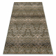 Vilnonis kilimas VILLA Ornamentas, gėlės 1044/51058 žalias / smėlio spalvos 