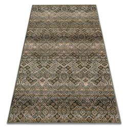 Koberec Vlna NAIN Ornament, kvety 71044/51058 verde / béžová