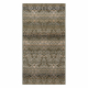 Vilnonis kilimas VILLA Ornamentas, gėlės 1044/51058 žalias / smėlio spalvos 