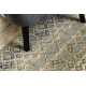 Vilnonis kilimas VILLA Ornamentas, gėlės 1044/51058 žalias / smėlio spalvos 