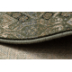 Vilnonis kilimas VILLA Ornamentas, gėlės 1044/51058 žalias / smėlio spalvos 