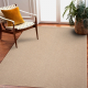 Wollteppich VILLA 7636/77800 Zigzag SIZAL, flachgewebt beige
