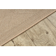 Wool carpet VILLA 7636/77800 Zigzag SIZAL, flat-woven beige