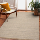 Wool carpet VILLA 8986/79500 Melange SIZAL, flat-woven beige / grey