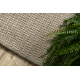 Wool carpet VILLA 8986/79500 Melange SIZAL, flat-woven beige / grey