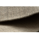 Wool carpet VILLA 8986/79500 Melange SIZAL, flat-woven beige / grey