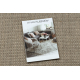 Wollteppich VILLA 8986/79500 Melange SIZAL, flachgewebt beige / grau