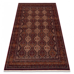 Koberec Wool KESHAN Ornament, rám oriental 1256/53578 bordó / béžová