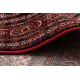 Carpet Wool KESHAN fringe, Ornament, frame oriental 1256/53578 claret / beige